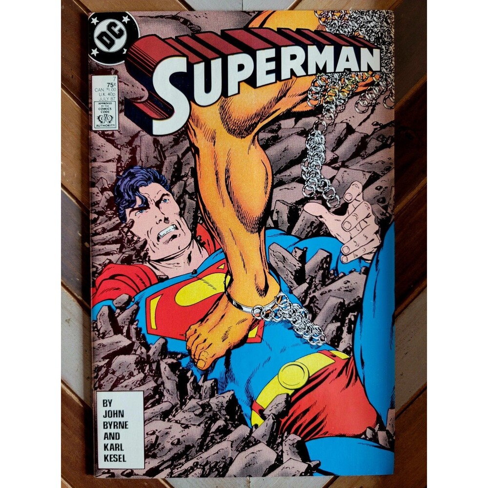 Superman #7 (2nd Series 1987) John Byrne Story & Art! Lois Turns Savage! (FN/VF)